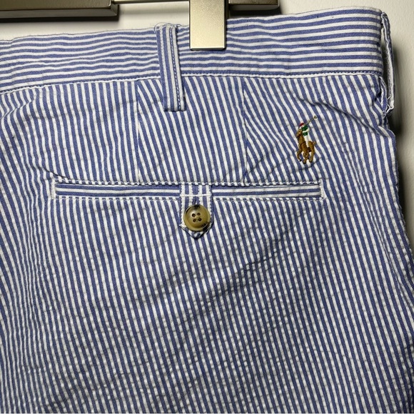 Ralph Lauren Men's blue striped relaxed fit nautical fisherman shorts in size 38 - Picture 7 of 8